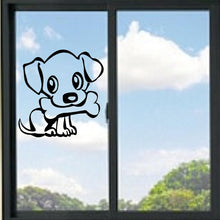 Load image into Gallery viewer, Cute Cartoon Dog With Bone Vinyl Decal