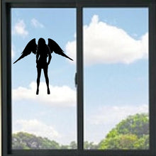 Load image into Gallery viewer, Angel Woman With Wings Silhouette Vinyl Decal
