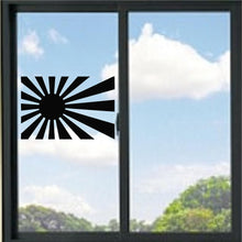Load image into Gallery viewer, Rising Sun Japanese Flag Vinyl Decal