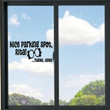 Load image into Gallery viewer, Nice Parking Spot Rita Bluey Cartoon Saying Vinyl Decal