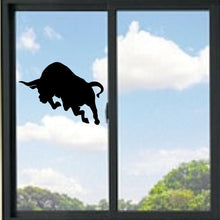 Load image into Gallery viewer, Charging Bull Silhouette #2 Vinyl Decal