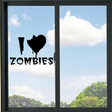 Load image into Gallery viewer, I Love Zombies Vinyl Decal
