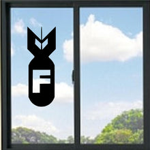 Load image into Gallery viewer, F Bomb/ Missle Vinyl Decal