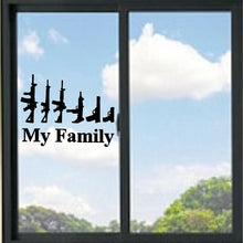 Load image into Gallery viewer, My Family Gun Vinyl Decal