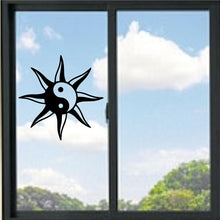 Load image into Gallery viewer, Ying Yang Sun Vinyl Decal
