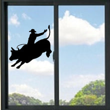 Load image into Gallery viewer, Cowboy Riding Bucking Bull Vinyl Decal
