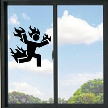 Load image into Gallery viewer, Stickman On Fire Vinyl Decal
