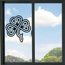 Load image into Gallery viewer, Celtic Shamrock Four Leaf Clover Vinyl Decal