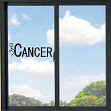 Load image into Gallery viewer, Fuck Cancer Stickman Vinyl Decal