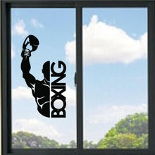 Load image into Gallery viewer, Boxing Words With Boxer Vinyl Decal