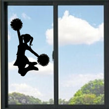 Load image into Gallery viewer, Cheerleader Cheering Vinyl Decal