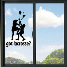 Load image into Gallery viewer, Lacrosse Players Got Lacrosse? Vinyl Decal
