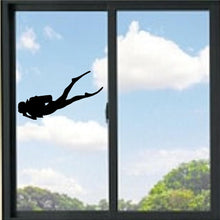 Load image into Gallery viewer, Scuba Diver #2 Vinyl Decal