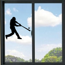 Load image into Gallery viewer, Baseball Player Batting Vinyl Decal