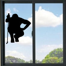 Load image into Gallery viewer, Golfer Checking Putt Vinyl Decal