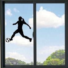 Load image into Gallery viewer, Girl Kicking Soccerball Vinyl Decal