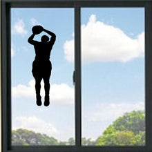 Load image into Gallery viewer, Basketball Player Shooting Ball Vinyl Decal