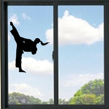 Load image into Gallery viewer, Karate Kickboxing Girl Vinyl Decal