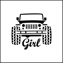 Load image into Gallery viewer, Jeep Girl Vinyl Decal