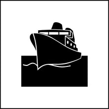Load image into Gallery viewer, Yacht/Boat In Water Vinyl Decal