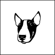 Load image into Gallery viewer, Bull Terrier Dog Head Vinyl Decal
