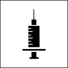 Load image into Gallery viewer, Needle/Syringe Vinyl Decal
