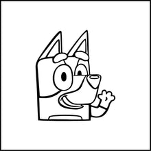Load image into Gallery viewer, Bluey/Bluey Cartoon Vinyl Decal