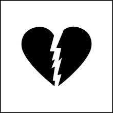 Load image into Gallery viewer, Broken Heart Vinyl Decal