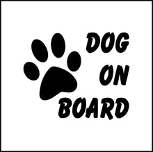 Load image into Gallery viewer, Dog On Board Vinyl Decal