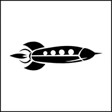 Load image into Gallery viewer, Rocket Ship Vinyl Decal