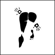 Load image into Gallery viewer, Woman Butt Print And Hand Prints Vinyl Decal
