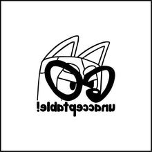 Load image into Gallery viewer, Muffin Unacceptable/ Bluey Cartoon Vinyl Decal