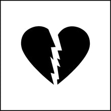 Load image into Gallery viewer, Broken Heart Vinyl Decal