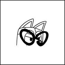 Load image into Gallery viewer, Muffin Peeking/ Bluey Cartoon Vinyl Decal