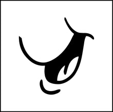 Load image into Gallery viewer, Cartoon Mouth Vinyl Decal