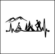 Load image into Gallery viewer, Hiking Outdoors Adventure Vinyl Decal