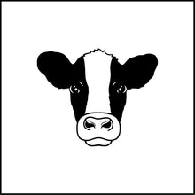 Load image into Gallery viewer, Cow Face/Head Vinyl Decal