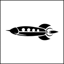 Load image into Gallery viewer, Rocket Ship Vinyl Decal