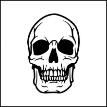 Load image into Gallery viewer, Skull Face #4 Vinyl Decal