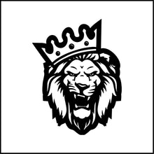 Load image into Gallery viewer, Lion With A Crown Growling Vinyl Decal