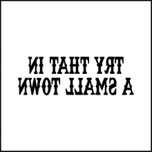 Load image into Gallery viewer, Try That In A Small Town Vinyl Decal