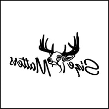 Load image into Gallery viewer, Size Matters Hunting Vinyl Decal