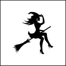 Load image into Gallery viewer, Witch Flying #2 Vinyl Decal