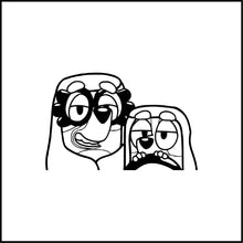 Load image into Gallery viewer, Bingo And Bluey/Grannies #2 Vinyl Decal
