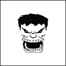 Load image into Gallery viewer, The Hulk Face Superhero Vinyl Decal