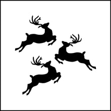 Load image into Gallery viewer, Prancing Reindeer/Deer Vinyl Decal