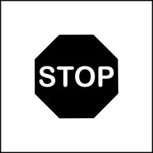 Load image into Gallery viewer, Stop Sign Symbol Octagon Vinyl Decal