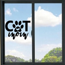 Load image into Gallery viewer, Cat Mom Vinyl Decal