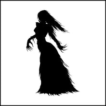 Load image into Gallery viewer, Victorian Ghost Silhouette Vinyl Decal