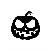 Load image into Gallery viewer, Jack O Lantern Pumpkin #2 Vinyl Decal